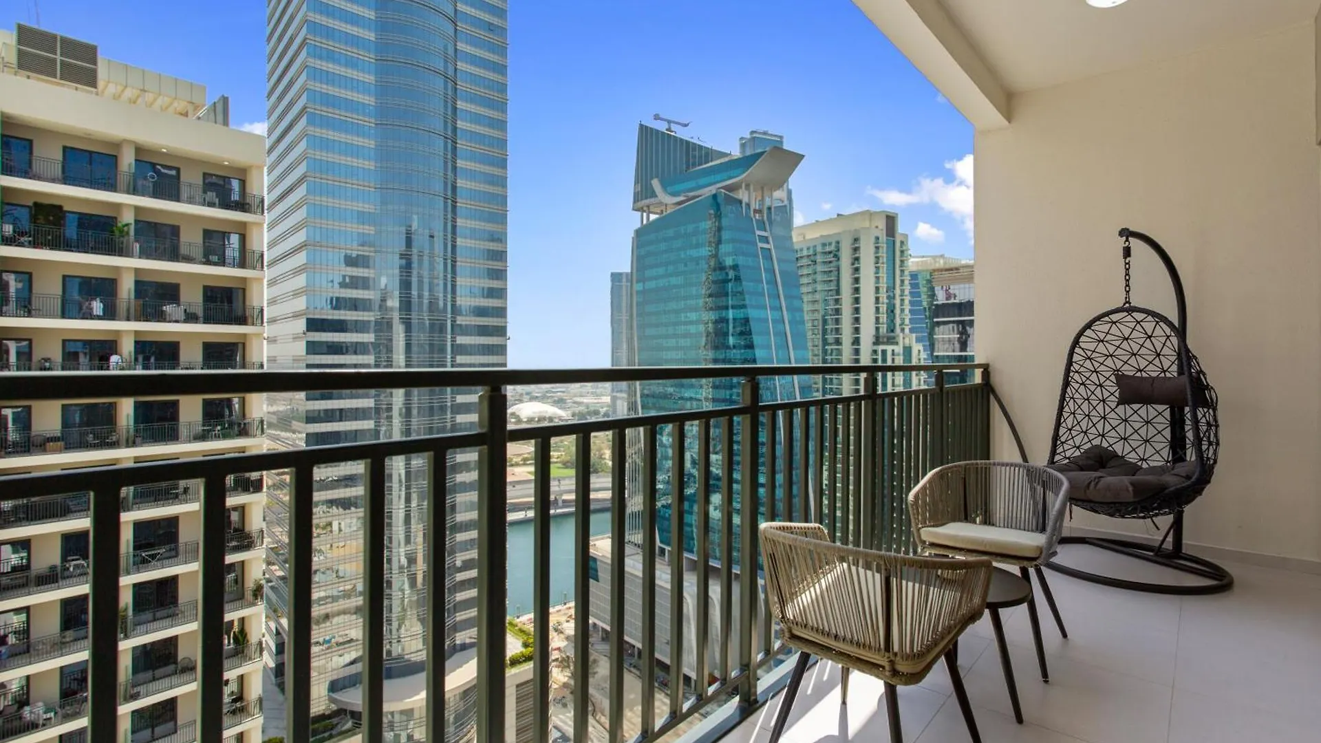 Sleek 1-Bedroom Getaway In Zada Tower Dubai United Arab Emirates